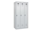 C+P Garderobenschrank EVOLO bodenstehend RAL7035/7035, 3 Abt. B900xT500xH1850mm
