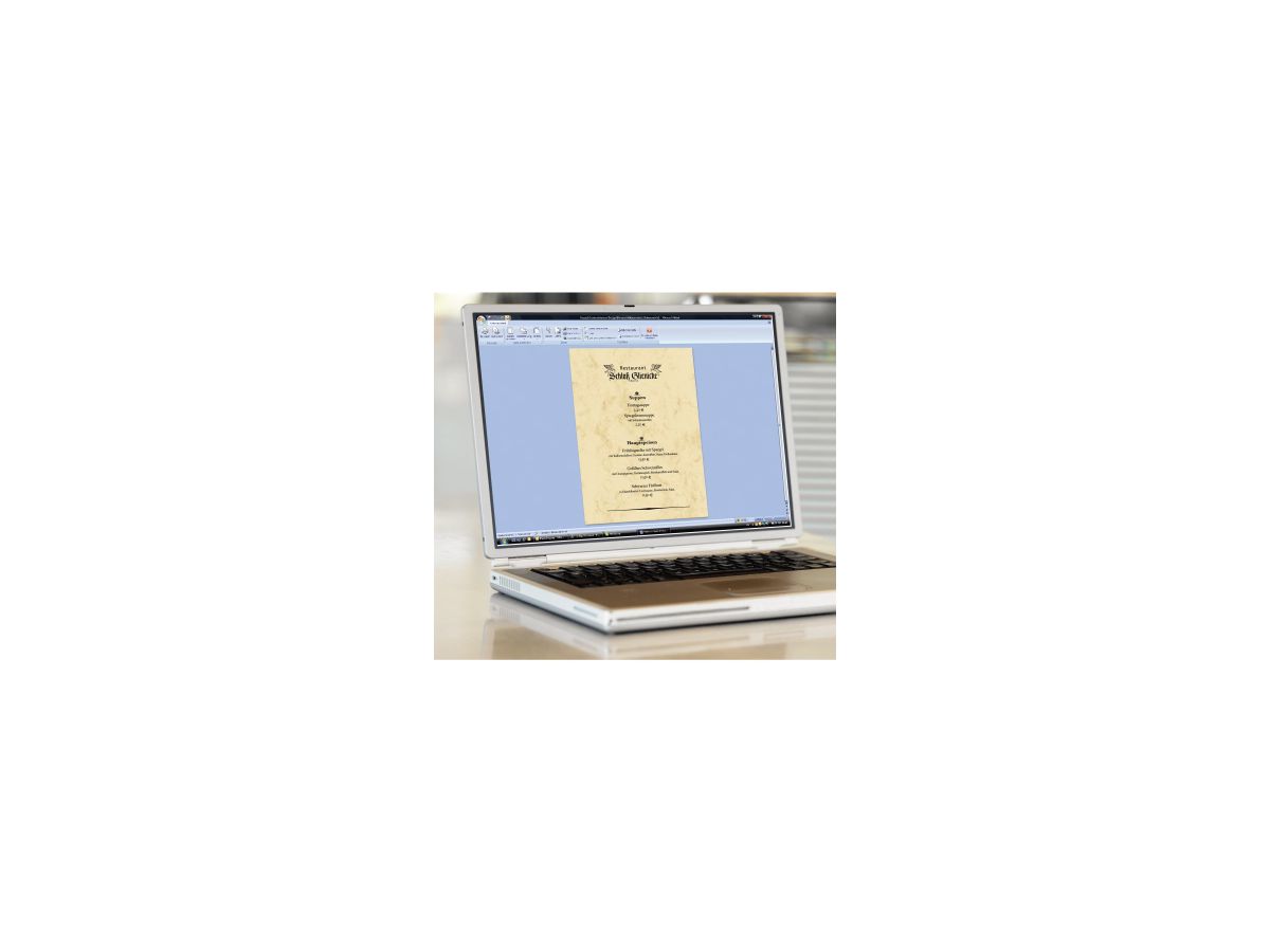 Sigel Marmorpapier DP372 DIN A4 90g beige 100 Bl./Pack.