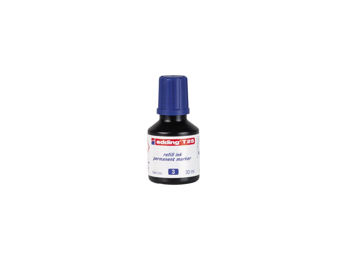 edding Nachfülltusche T 25 4-T25003 30ml geruchsarme Tusche blau