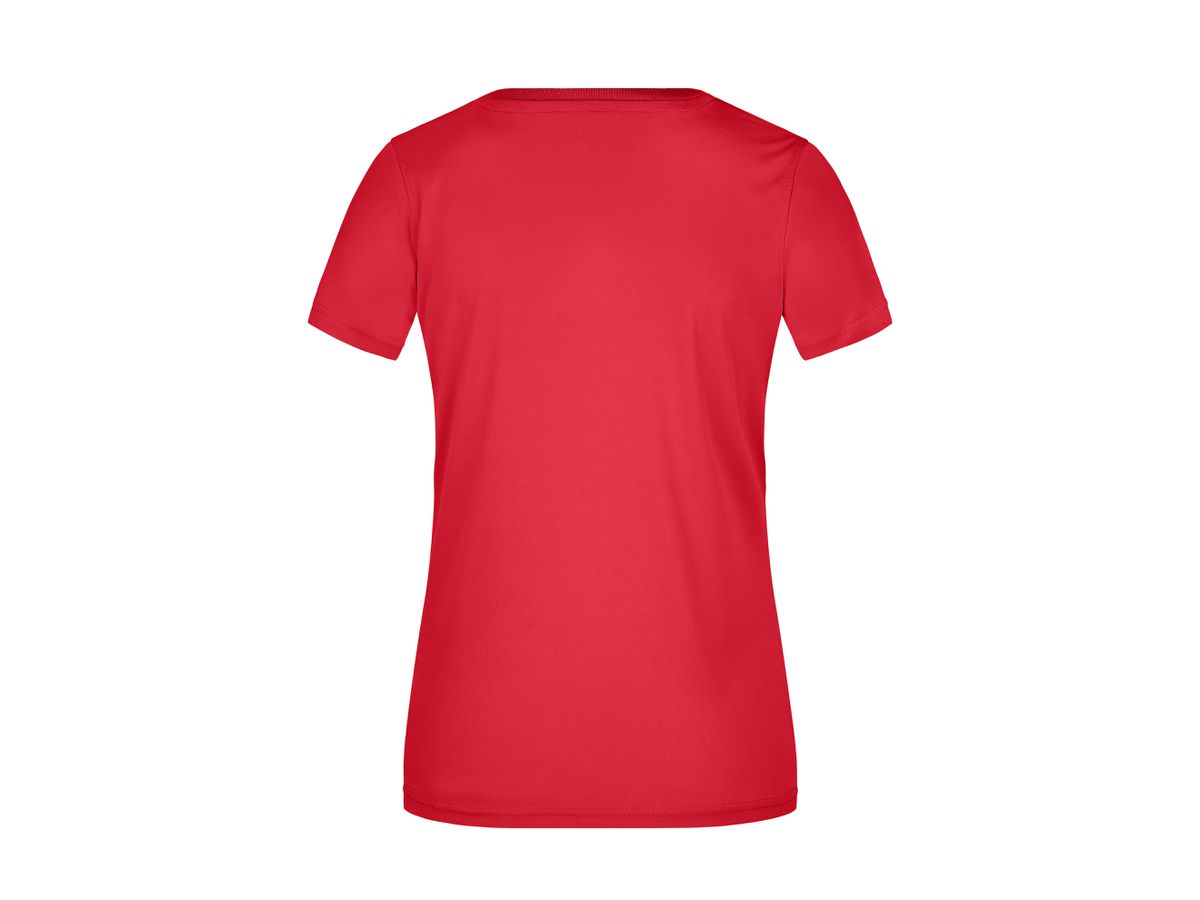 JN Ladies Active-V T-Shirt JN735 red, Gr. L