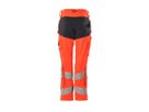 MASCOT Accel Safe Bundhose Damen Diam. Gr. 82C48 Hi-vis rot/schwarzbl 19578-236