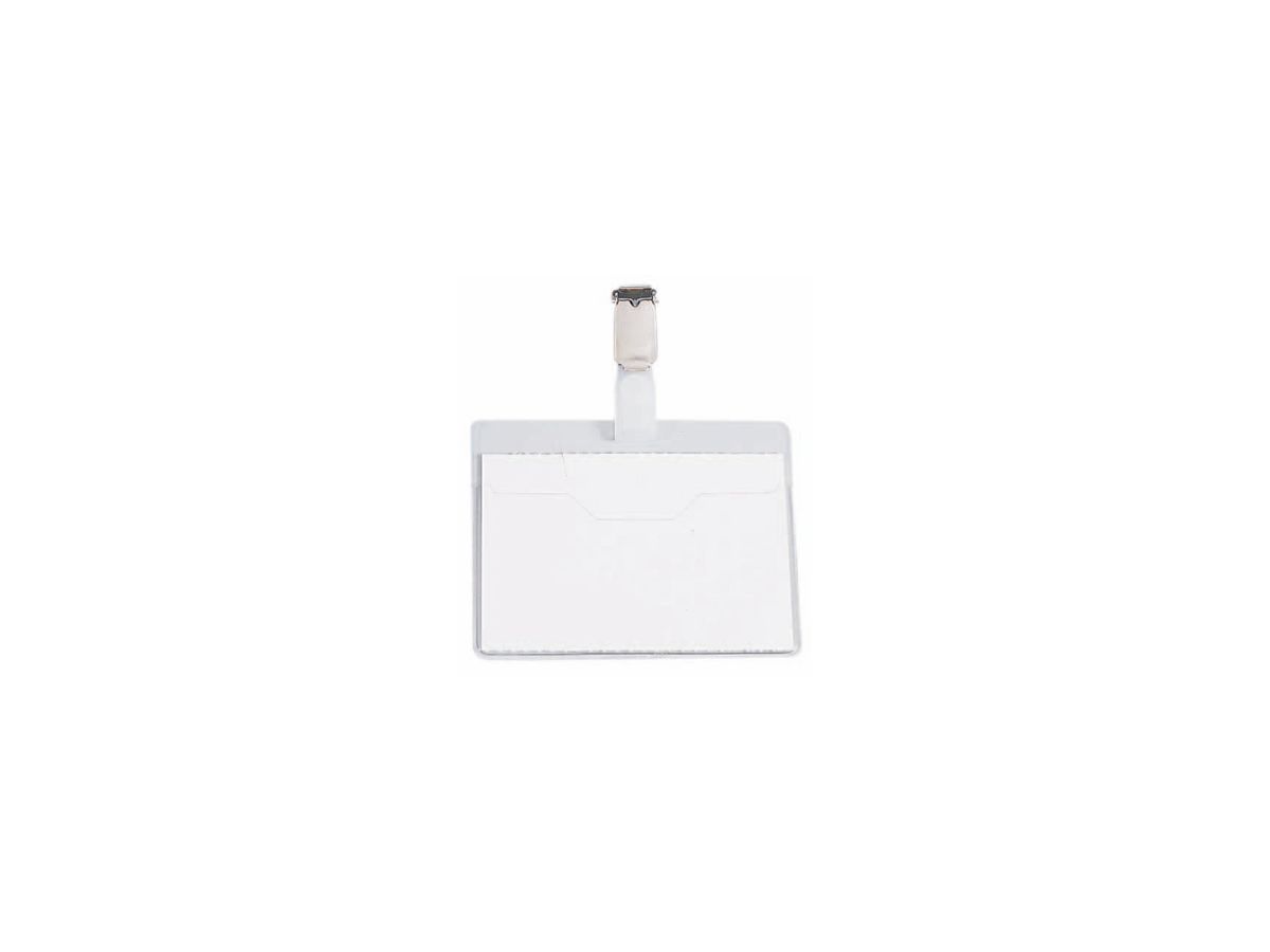 DURABLE Namensschild 810619 90x60mm Kunststoff tr 25 St./Pack.