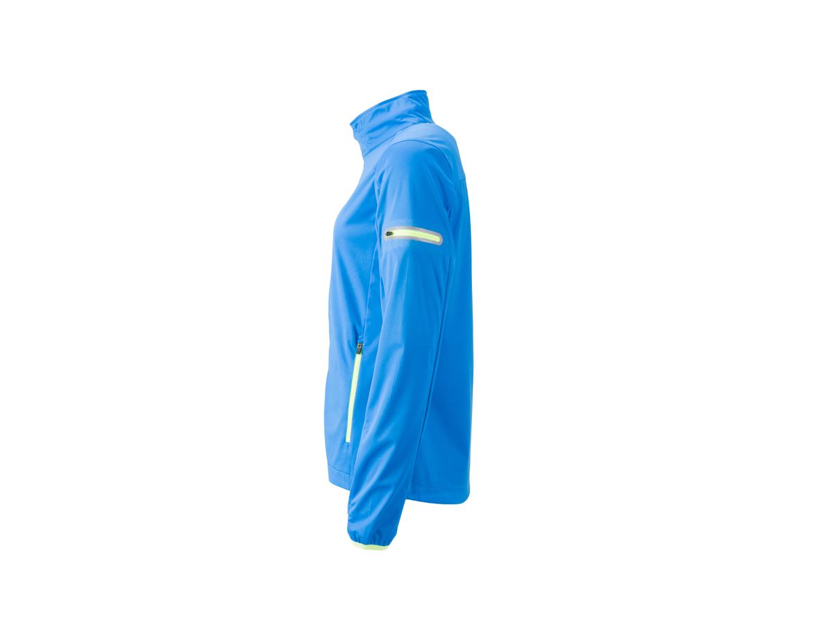 JN Damen Softshell-Jacke JN1125 bright-blue/bright-yellow, Größe XXL