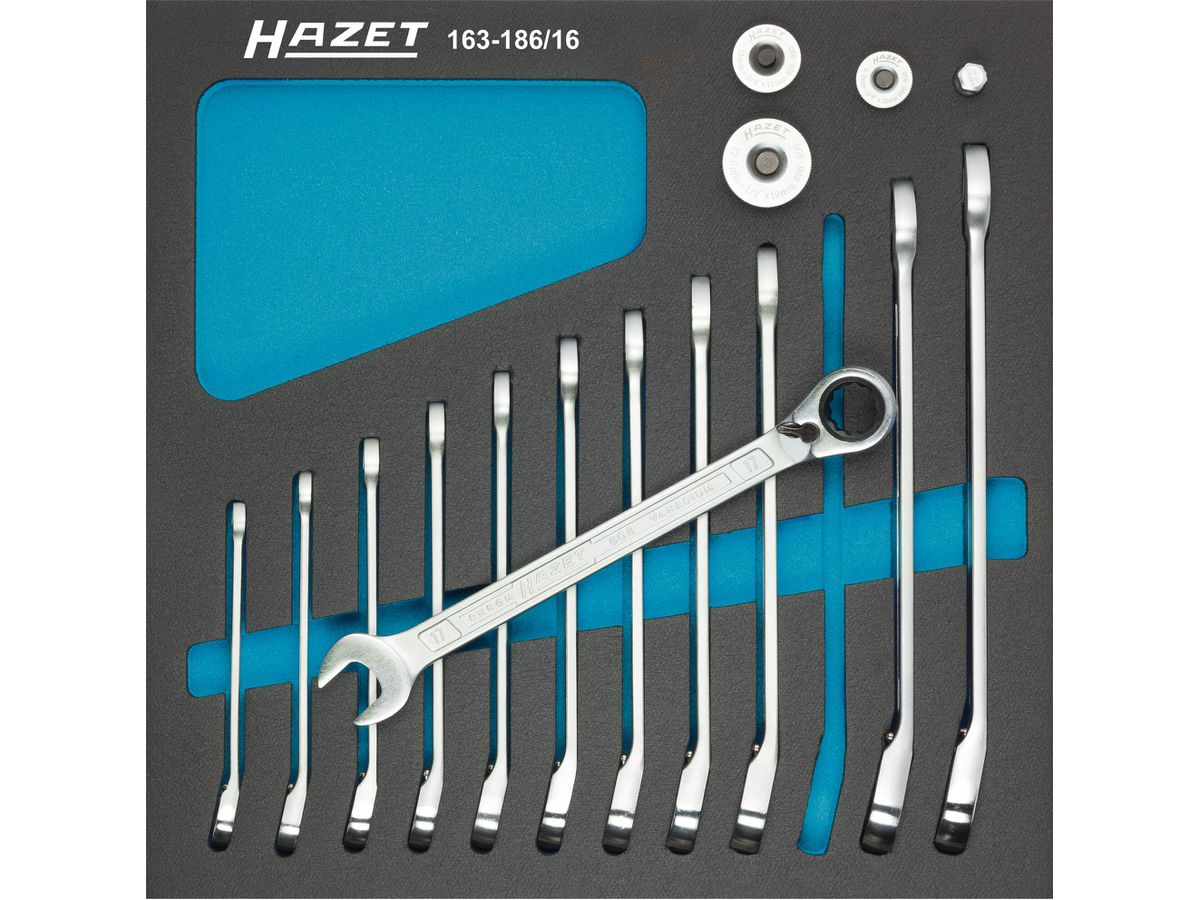 Tool module 163-186/16 Ratchet wrench Hazet