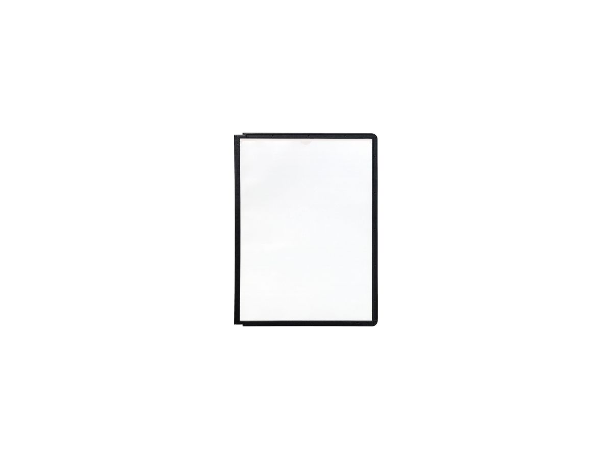 DURABLE Sichttafel SHERPA Panel 560601 DIN A4 PP schwarz