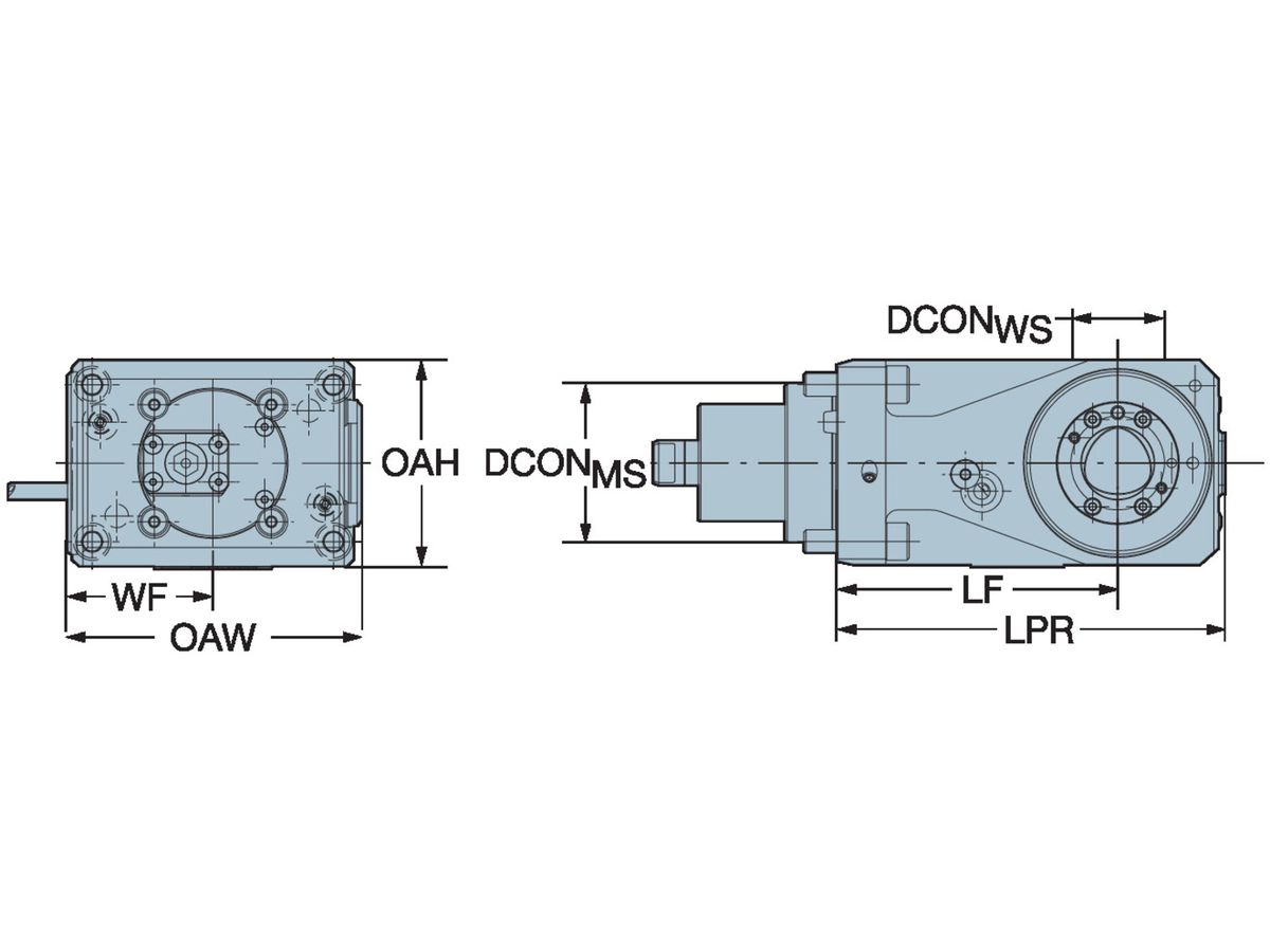 COROMANT Angetriebener Werkzeughalter für Mazak C5-DNI-MZ80A-I