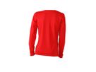 JN Ladies Shirt lang Medium JN903 100%BW, red, Größe S