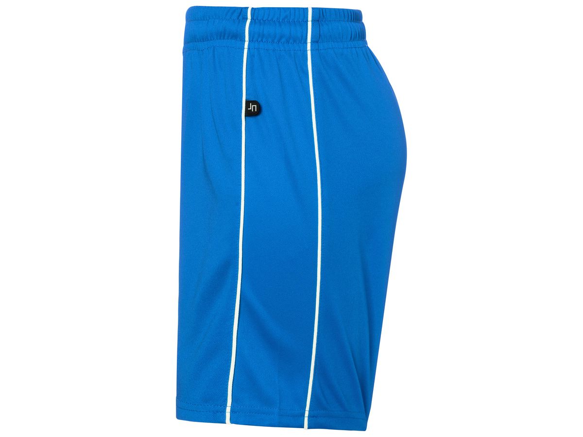 JN Basic Team Shorts Junior JN387K 100%PES, royal/white, Größe M