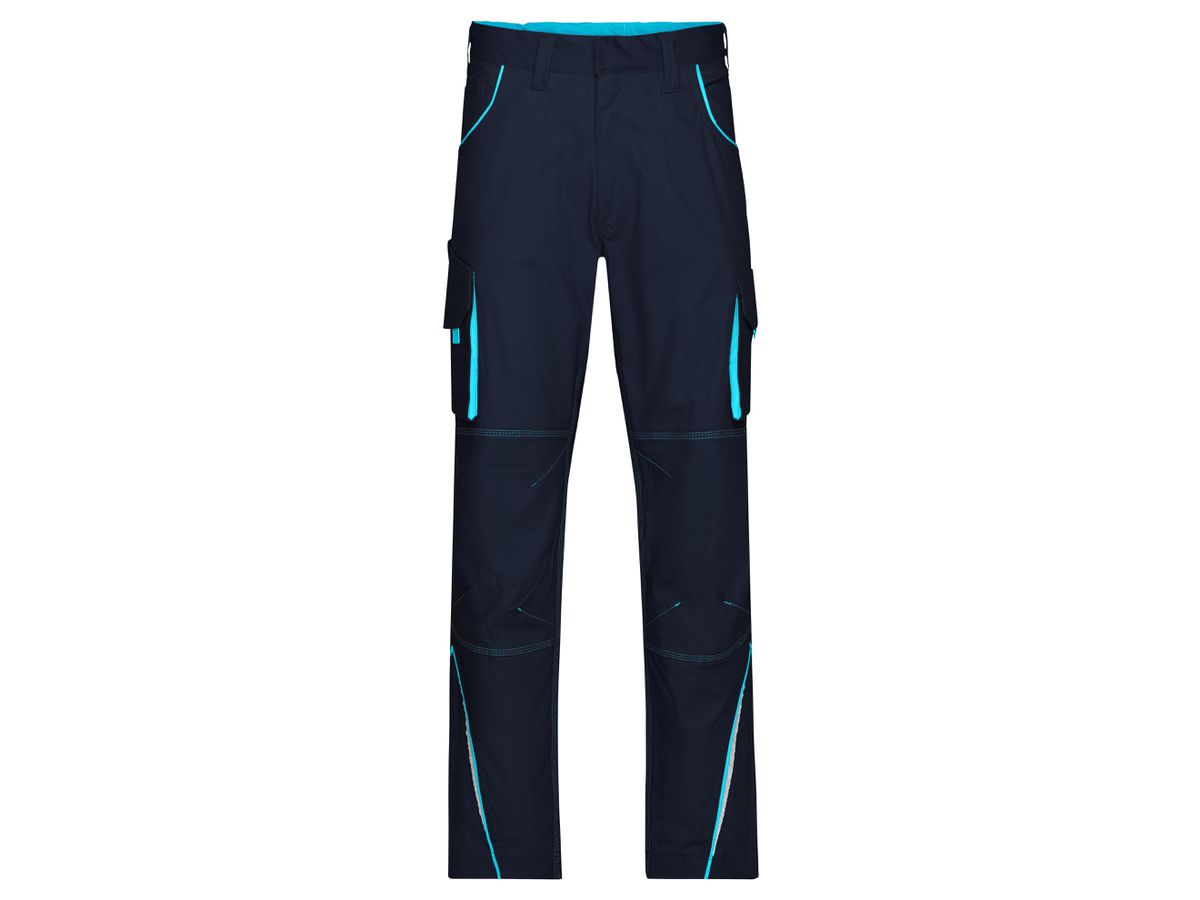 JN Workwear Pants-Level 2 JN847 navy/turquoise Gr. 52