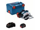 BOSCH Akku-Kreissäge GKS 18V-57-2 2x18V/5,5 Ah ProCore, Ladegerät, L-Boxx