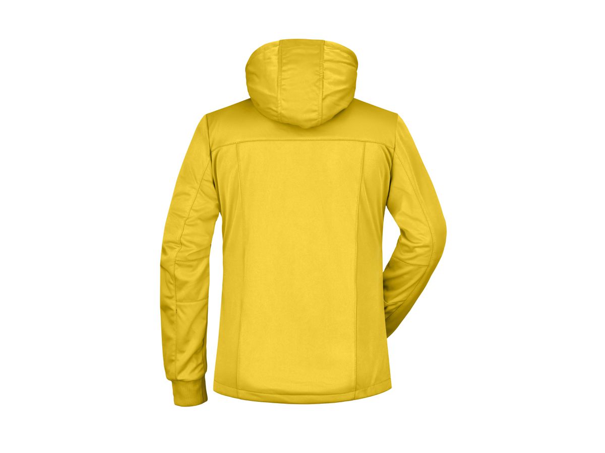 JN Ladies Maritime Jacket JN1077 100%PES, sun-yellow/navy/white, Gr. 2XL