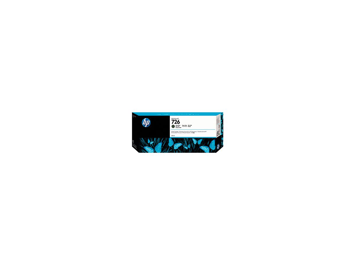 HP Tintenpatrone CH575A 726 300ml mattschwarz