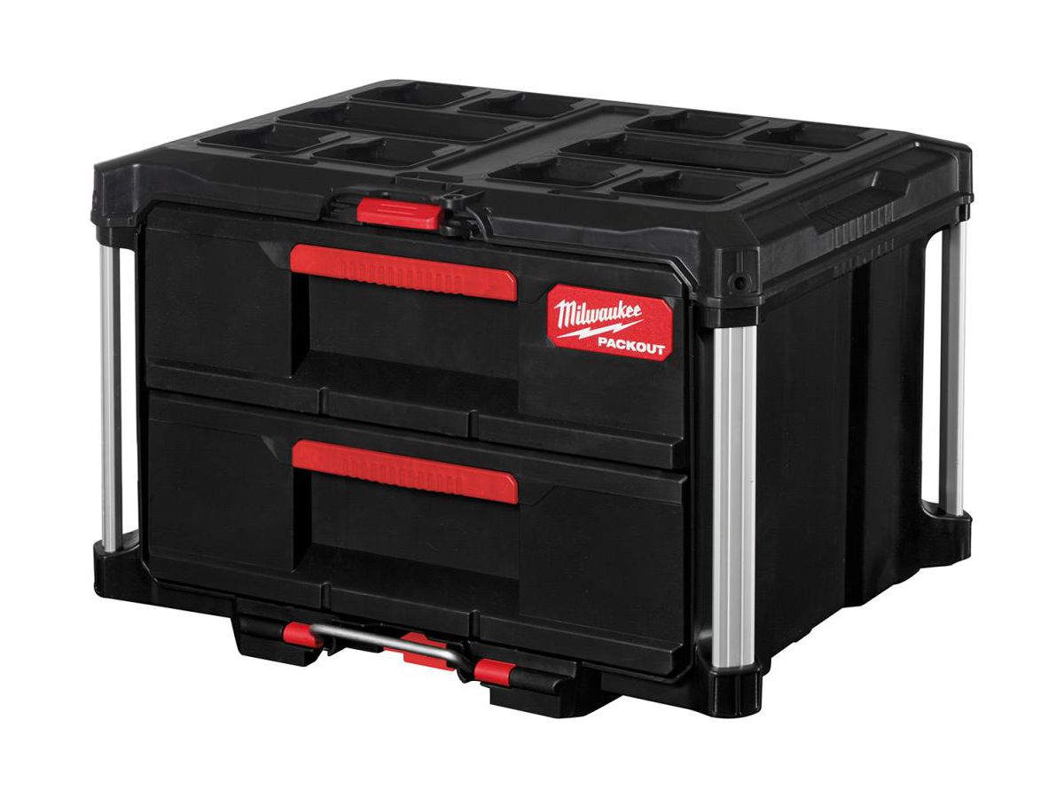 MILWAUKEE PACKOUT Koffer mit 2 Schubladen
