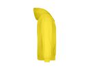 JN Hooded Sweat JN047 80%BW/20%PES, sun-yellow, Größe L