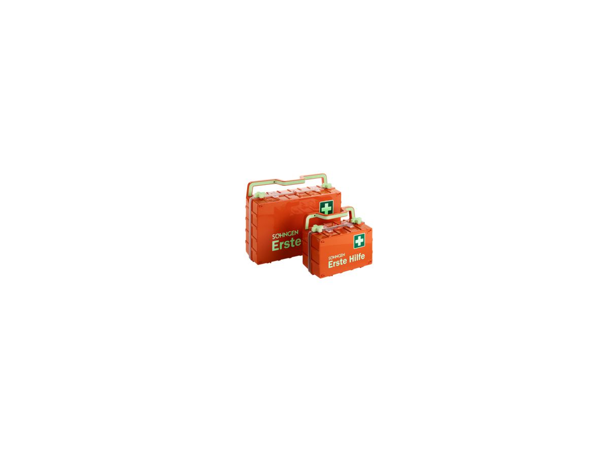 Erste-Hilfe-Koffer, DYNAMIC-GLOW L DIN 13169, orange