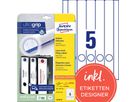 Avery Zweckform Ordneretikett L4758-25 38x297mm ws 125 St./Pack