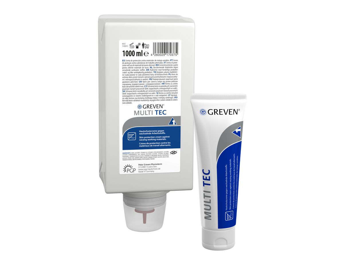 GREVEN Multi Tec Hautschutzcreme 1-L-Varioflasche