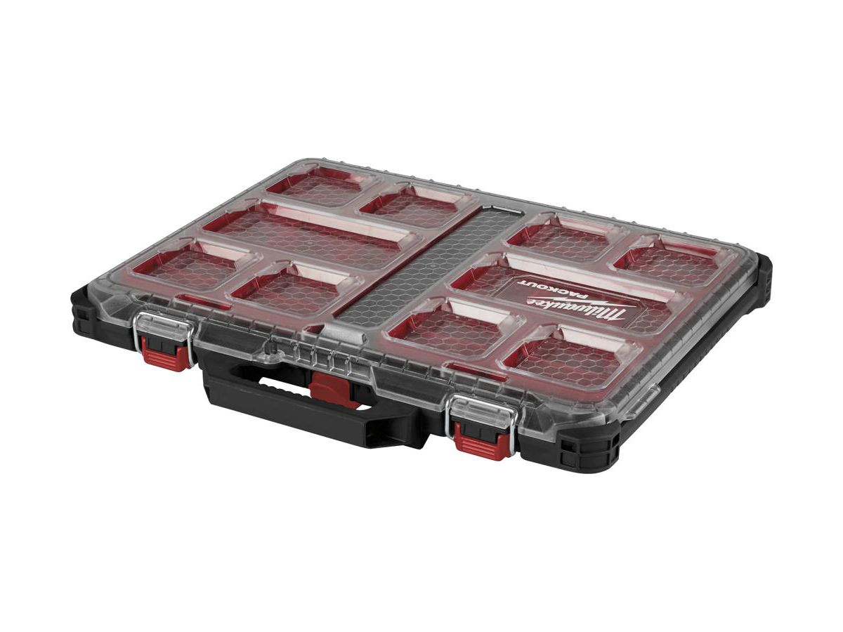 Milwaukee Packout Organiser Slim inkl. Sortierboxen