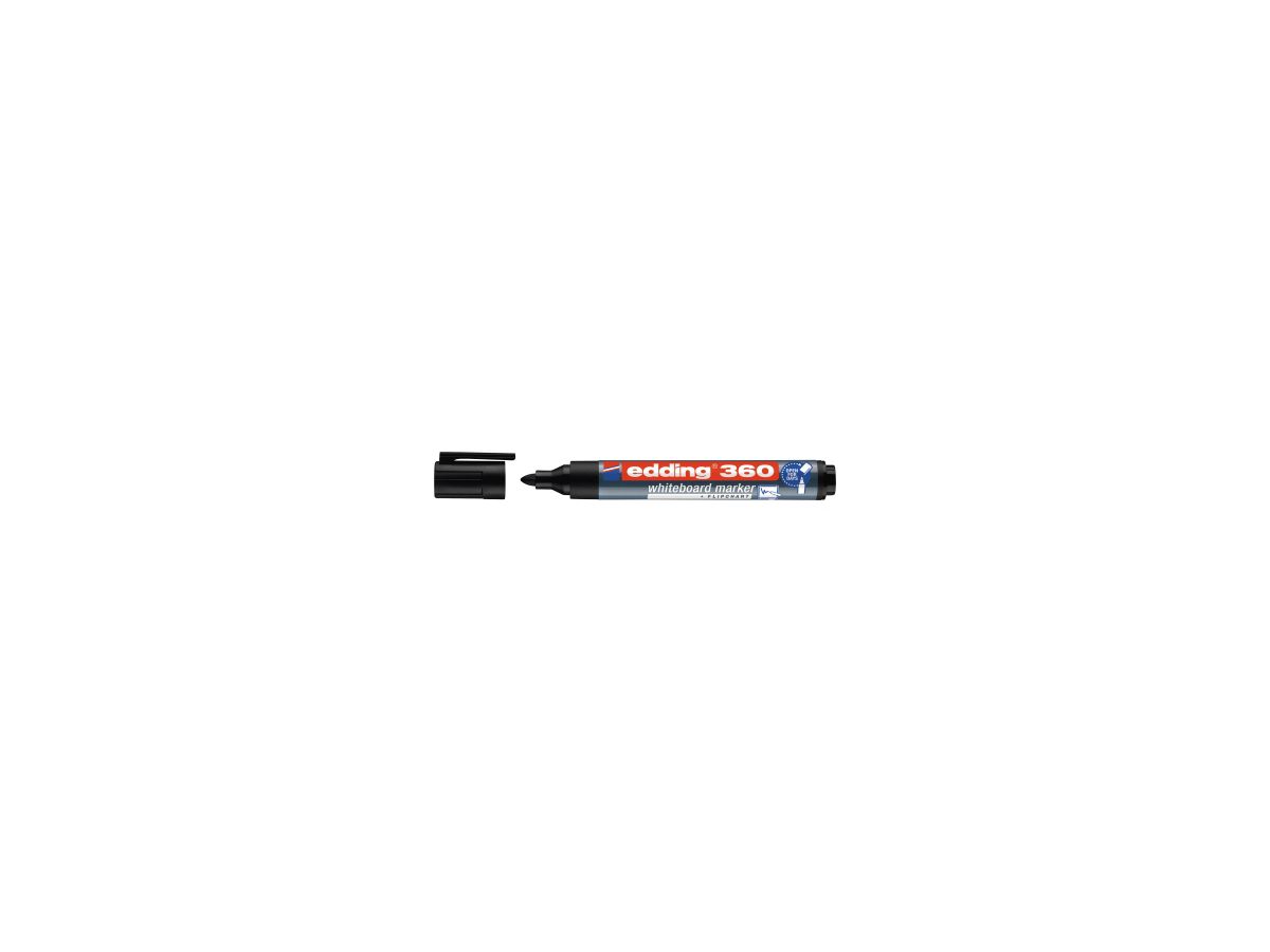 edding Boardmarker 360 4-360001 1,5-3mm Rundspitze nachfüllbar sw