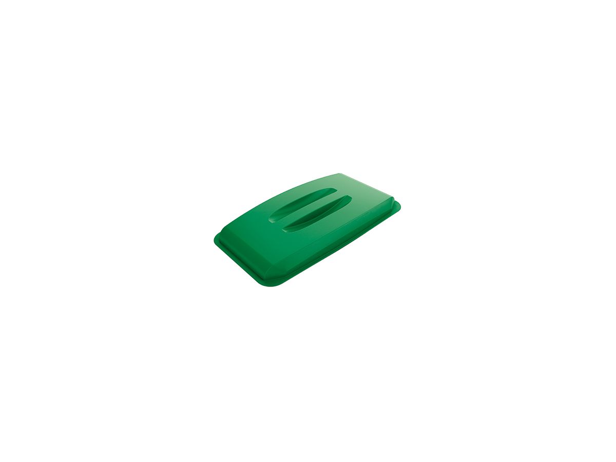 DURABLE Abfalleimer DURABIN VEH2012028 60l grau +Deckel gn
