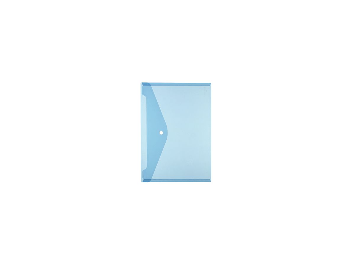 Herlitz Dokumententasche 10657948 DIN A4 Druckknopf PP blau
