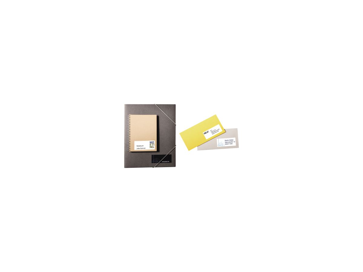 Avery Zweckform Universaletikett 3659 97x42,3mm weiß 1.200 St./Pack.