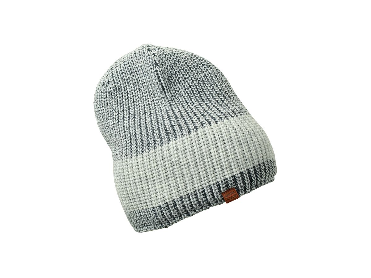 mb Urban Knitted Hat MB7993 100%PAC, glacier-grey/carbon,  one size