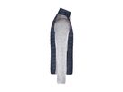 JN Men's Knitted Hybrid Jacket JN742 light-melange/anthracite-melange Gr. S