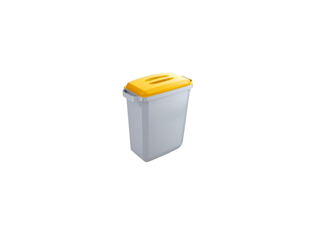 DURABLE Abfalleimer DURABIN VEH2012026 60l grau +Deckel ge