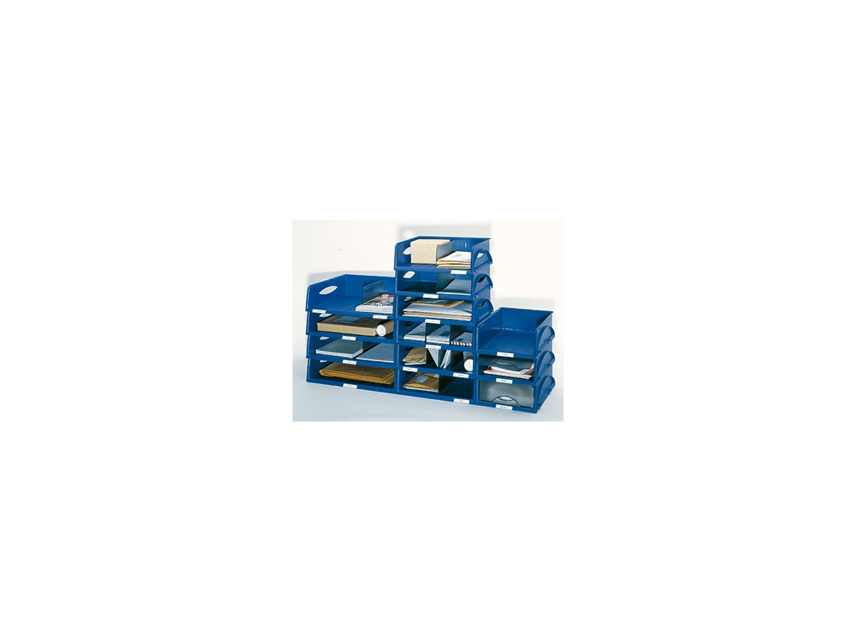 Leitz Briefablage Sorty 52300035 DIN A4/C4 quer PS blau