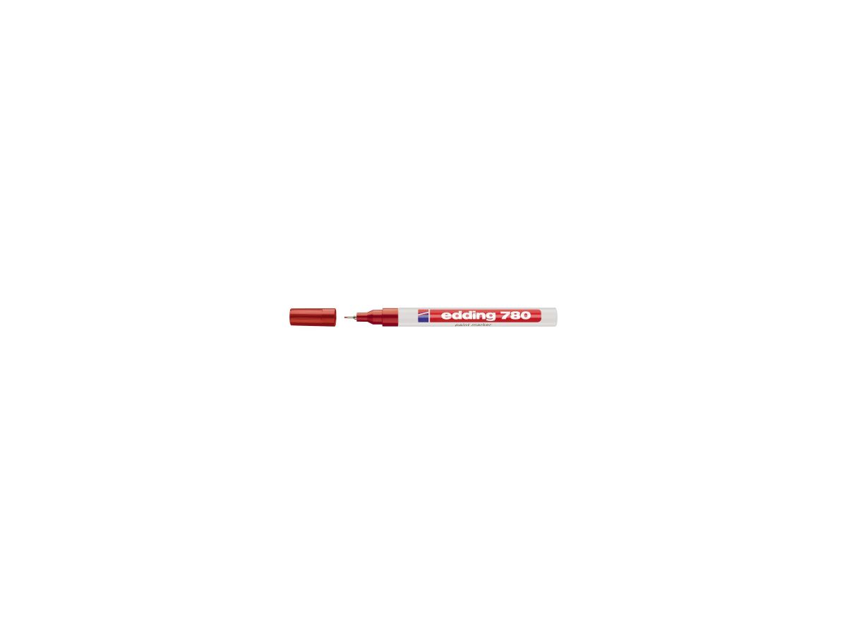 edding Lackmarker 780 4-780002 0,8mm Rundspitze permanent rot