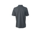 JN Mens Workwear Polo JN830 50%BW/50%PES, carbon, Größe 3XL