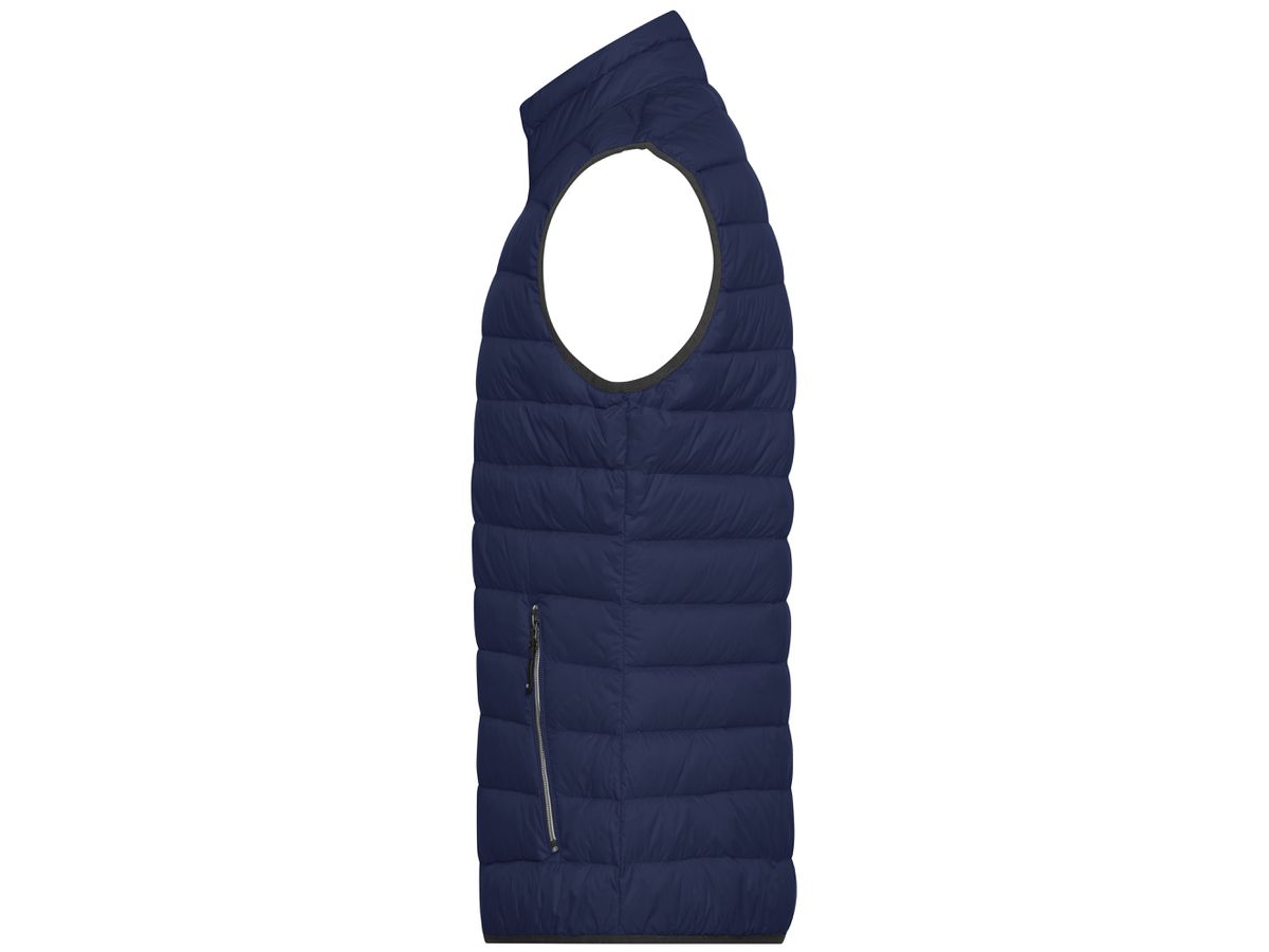 JN Men's Down Vest JN1138 navy/silver, Größe XL
