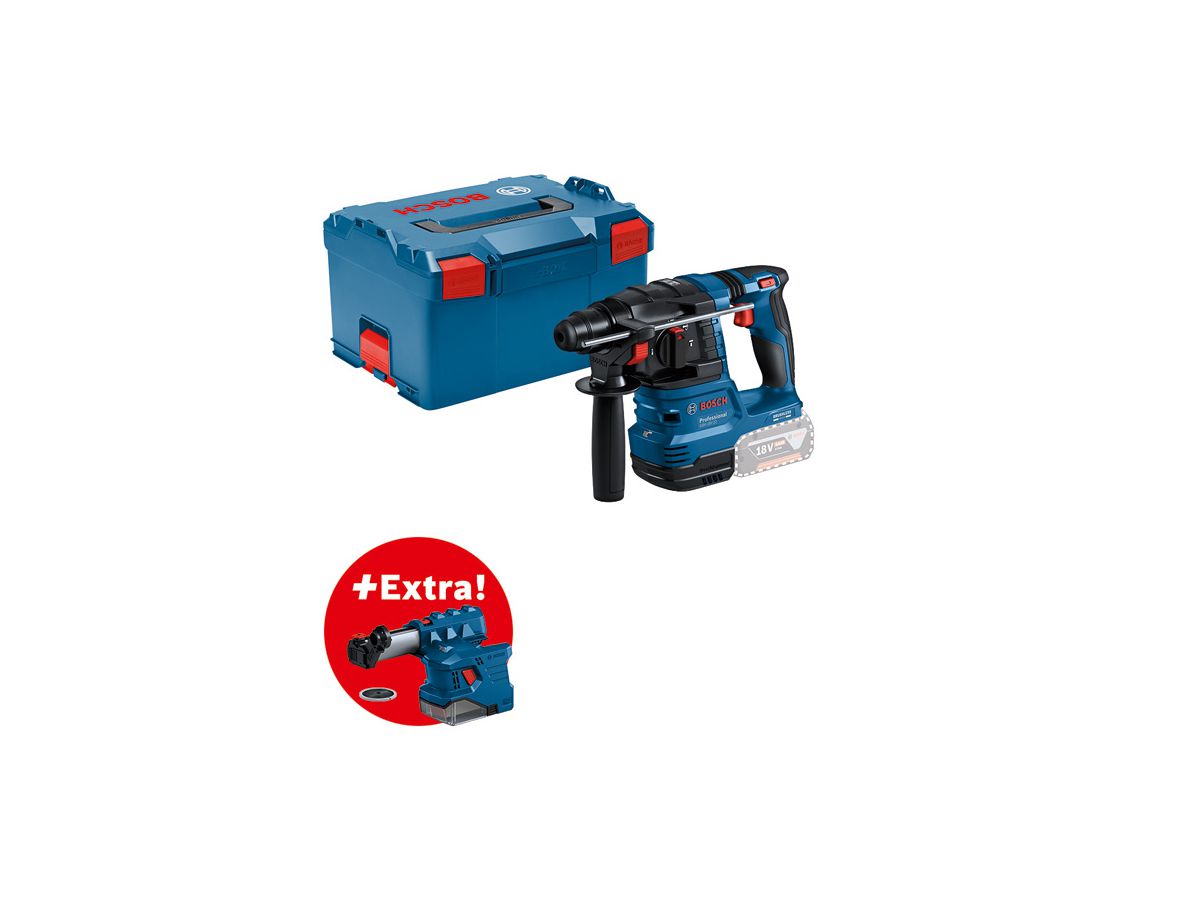 BOSCH Akku-Bohrhammer GBH 18V-22 +GDE18V-12  L-Boxx 0611924004