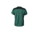 JN Craftsmen T-Shirt JN827 100%PES, dark-green/black, Größe S