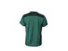 JN Craftsmen T-Shirt JN827 100%PES, dark-green/black, Größe 4XL