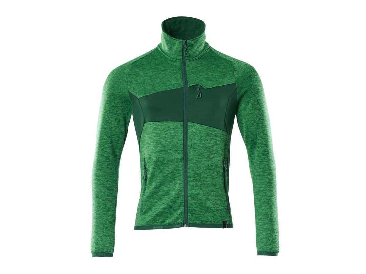 MASCOT Accelerate Fleece-Pullover m. RV Gr. 5XL grasgrün/grün 18103-316