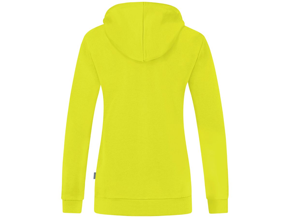 JAKO Kapuzenjacke Organic Damen C6820, Gr. 38 lime