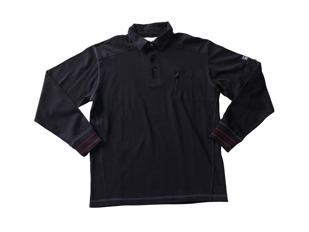 MASCOT Polo-Sweatshirt IOS Frontline,schwarz,Gr. M