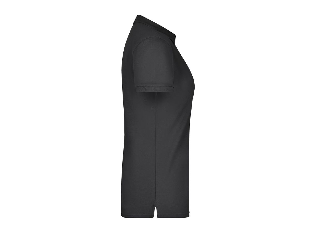 JN Ladies' Elastic Polo Piqué JN709 black, Größe XXL
