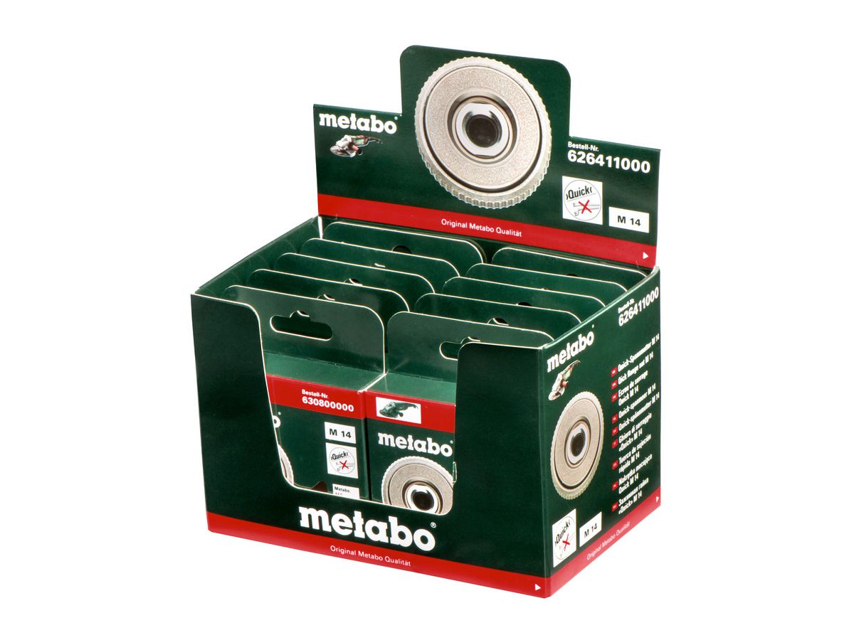 METABO Quick-Spannmutter M 14 / Display VE 10