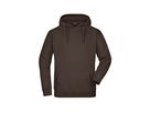 JN Hooded Sweat JN047 80%BW/20%PES, brown, Größe L