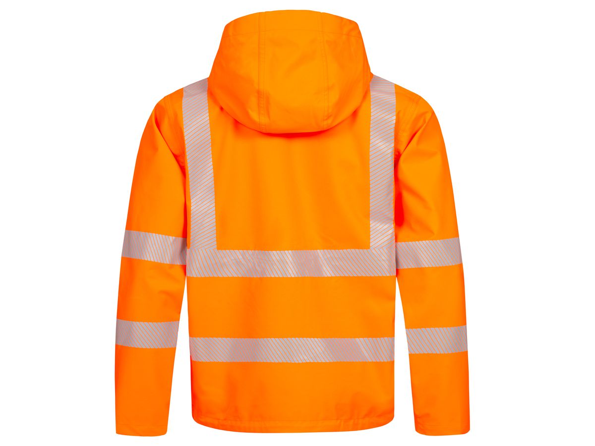 NITRAS MOTION TEX VIZ PLUS Regen-Jacke Gr. S hi-vis orange Kl. 3, 7177