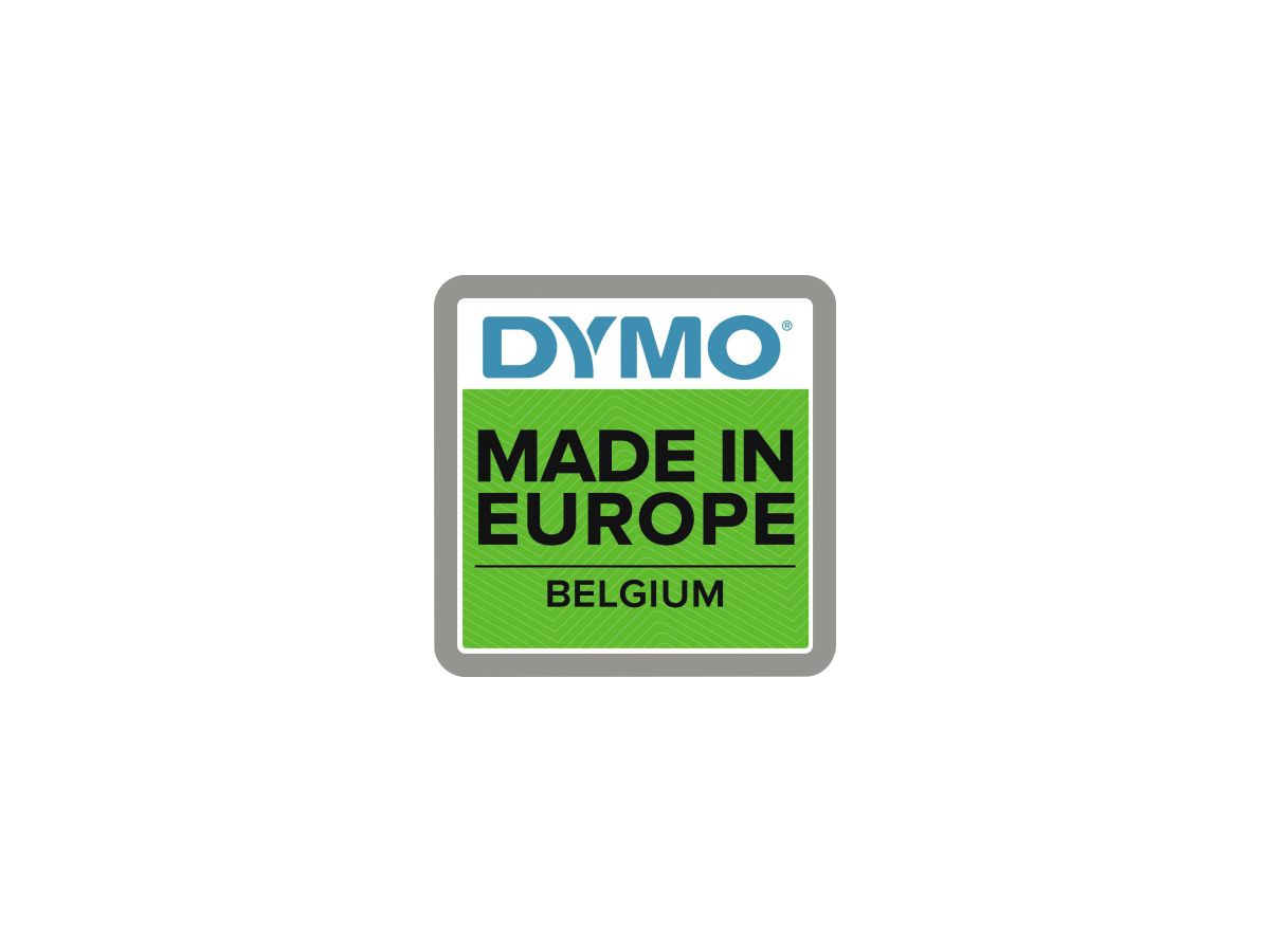 DYMO Schriftbandkassette D1 2093096 9mmx7m sw auf ws 10St.