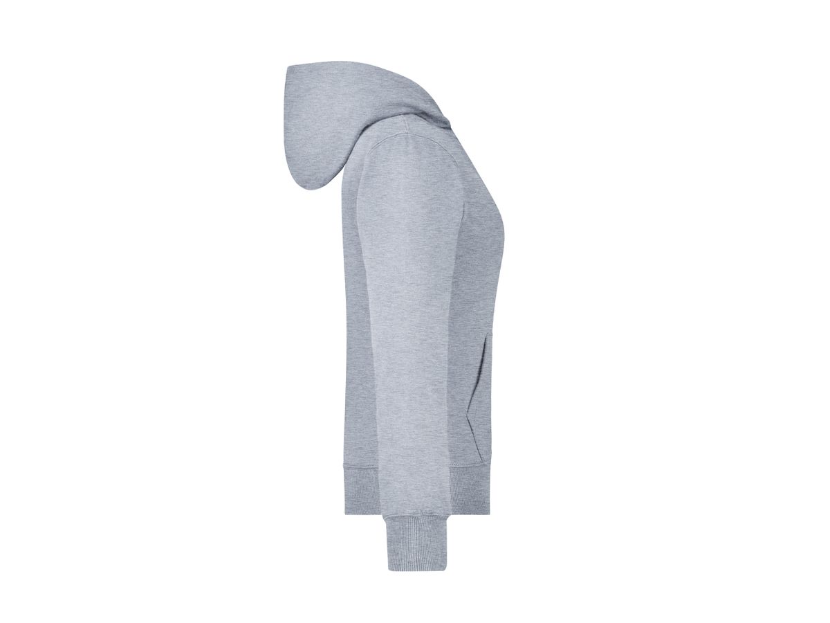 JN Ladies Hooded Jacket JN053 80%BW/20%PES, grey-heather, Größe L