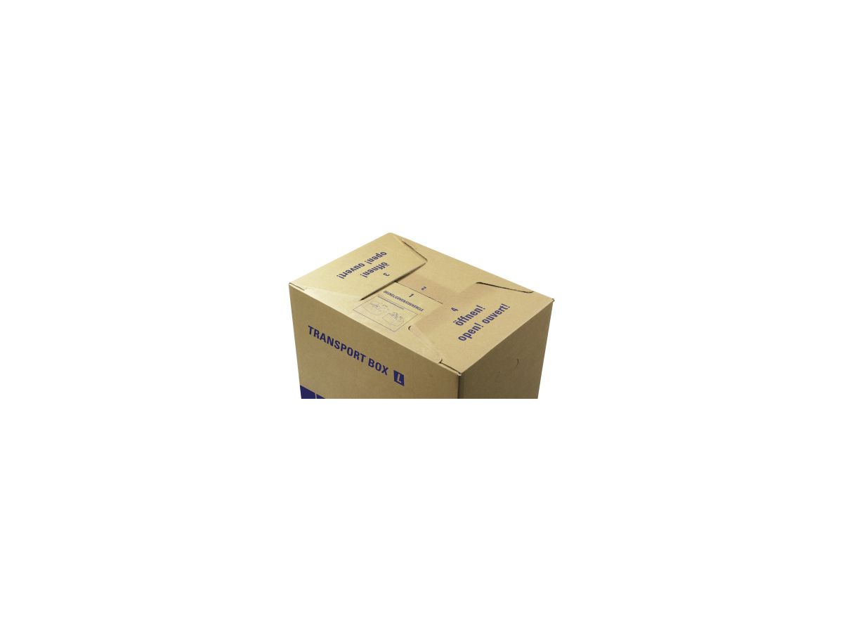 tidyPac Umzugskarton Transportbox XL TP110.002 68x35,5x35cm braun