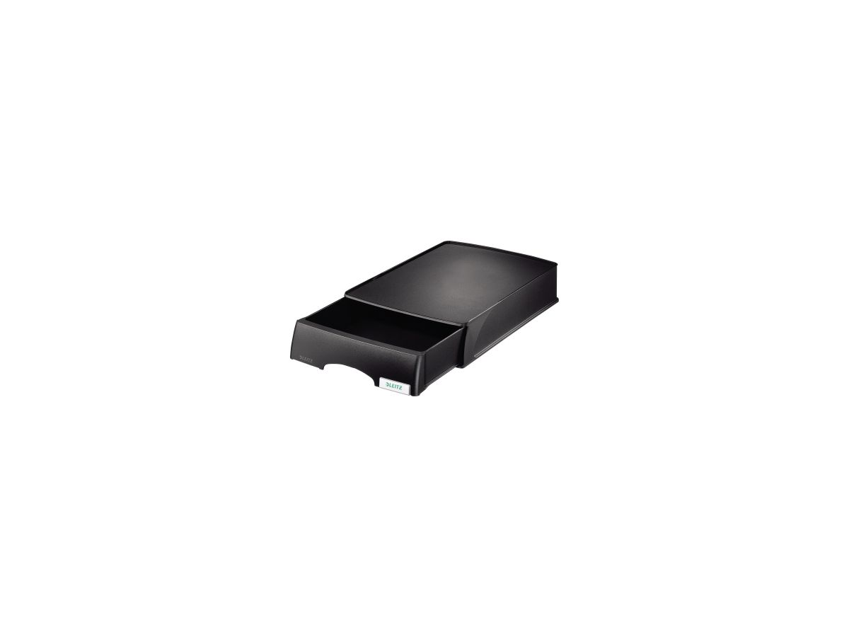 Leitz Briefablage Plus 52100095 DIN A4  stapelbar PS schwarz