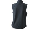 JN Ladies Softshell Vest JN1023 90%PES/10%EL, black, Größe 2XL