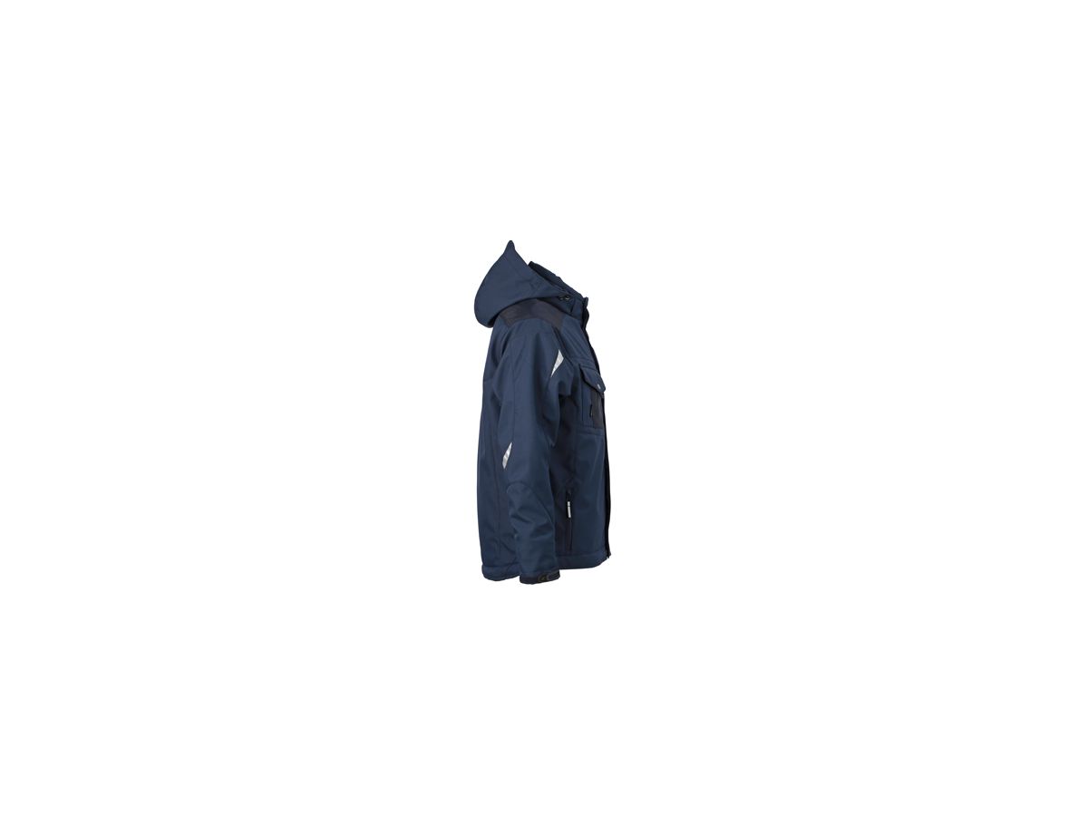 JN Craftsmen Softshell Jacket JN824 100%PES, navy/navy, Größe 6XL