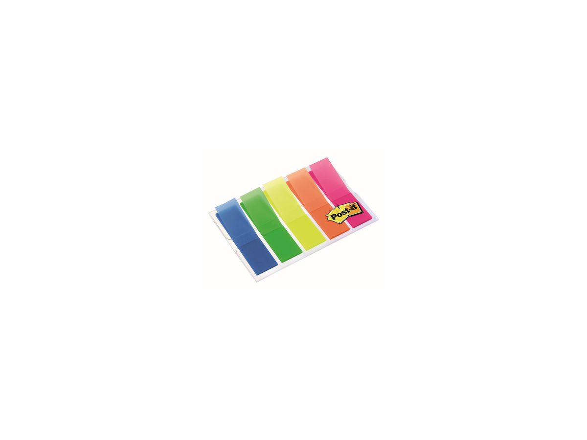 Post-it Haftstreifen Index Mini 683HF5 leuchtfarben 5 St./Pack.